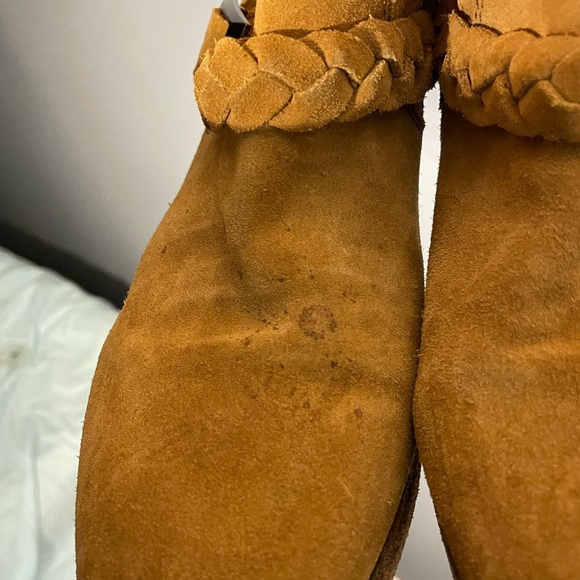 Blackstone Saddle Leather Braided Strap Women Boots Size EU 40 - Picture 4 of 7